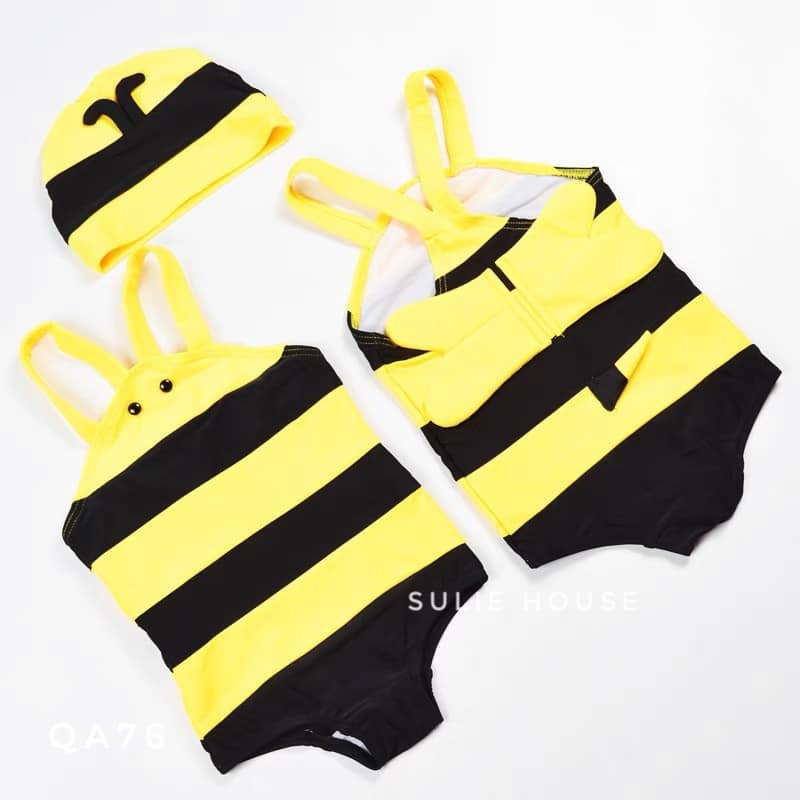 Bộ bơi ong vàng kèm mũ - QA76