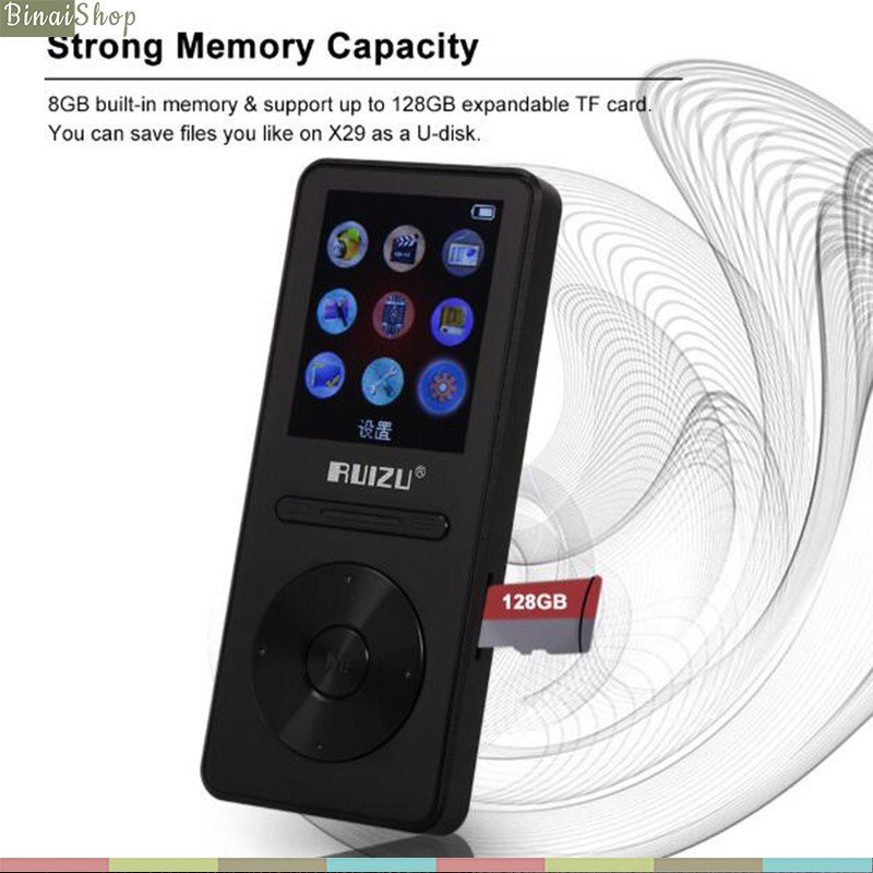 [Mã 155ELSALE giảm 7% đơn 300K] Máy nghe nhạc mp3 Ruizu X02 / D02 [Tặng kèm tai nghe]