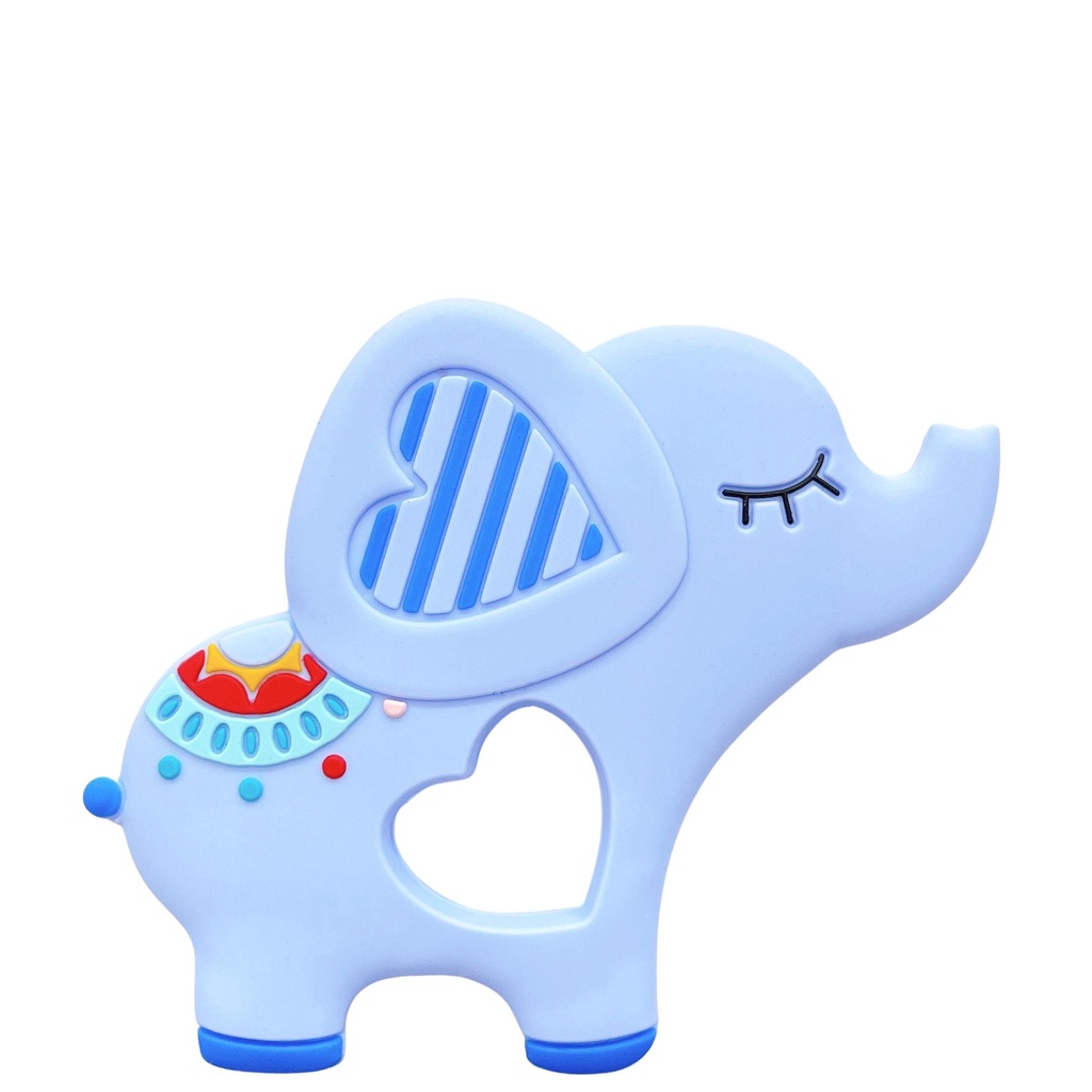 Thú ngậm nướu full silicone thương hiệu Hinata Nhật Bản, làm chậm cơn đau và ngứa nướu khi bé mọc răng