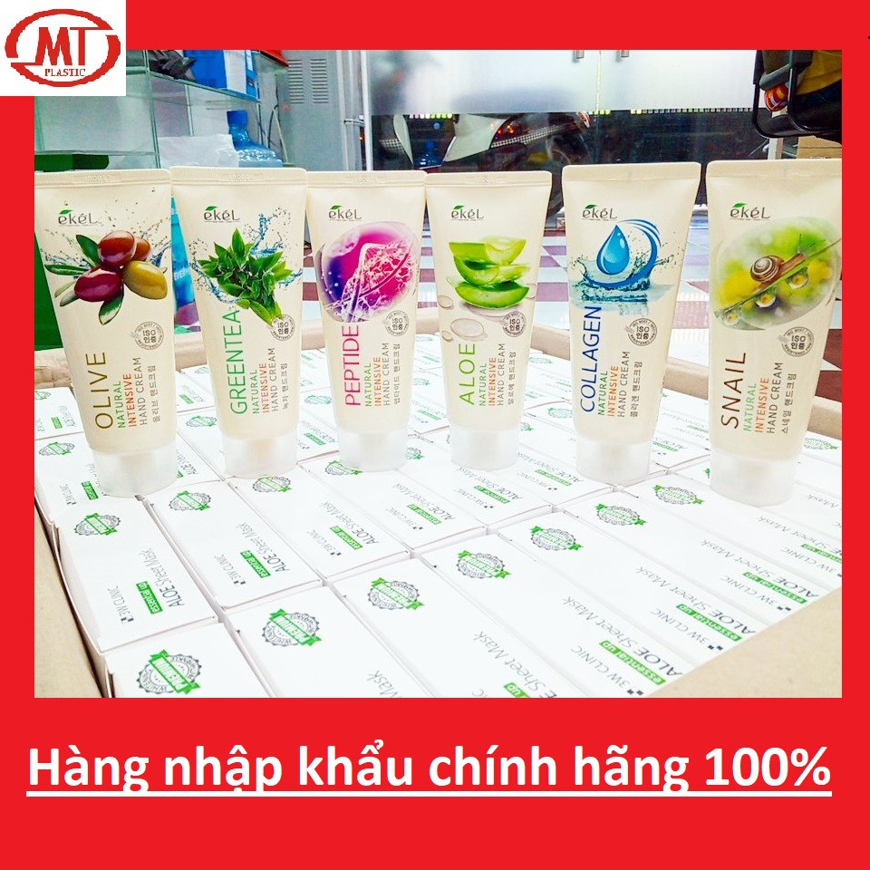 [chính hãng giá sỉ] Kem dưỡng da tay Ekel Natural Intensive Hand Cream tuýp 100ml