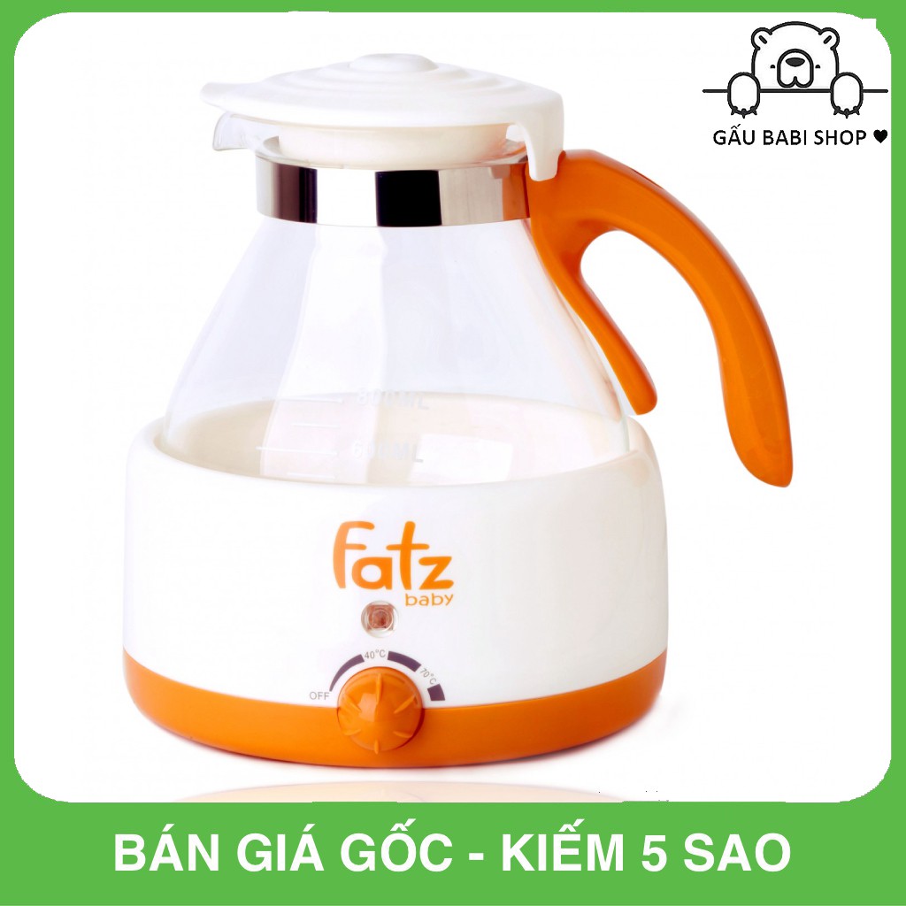 [Mã 267FMCGSALE giảm 8% đơn 500K] (BẢO HÀNH 24 THÁNG) Máy hâm nước pha sữa 800 ml Hàn Quốc Fatzbaby FB3004SL