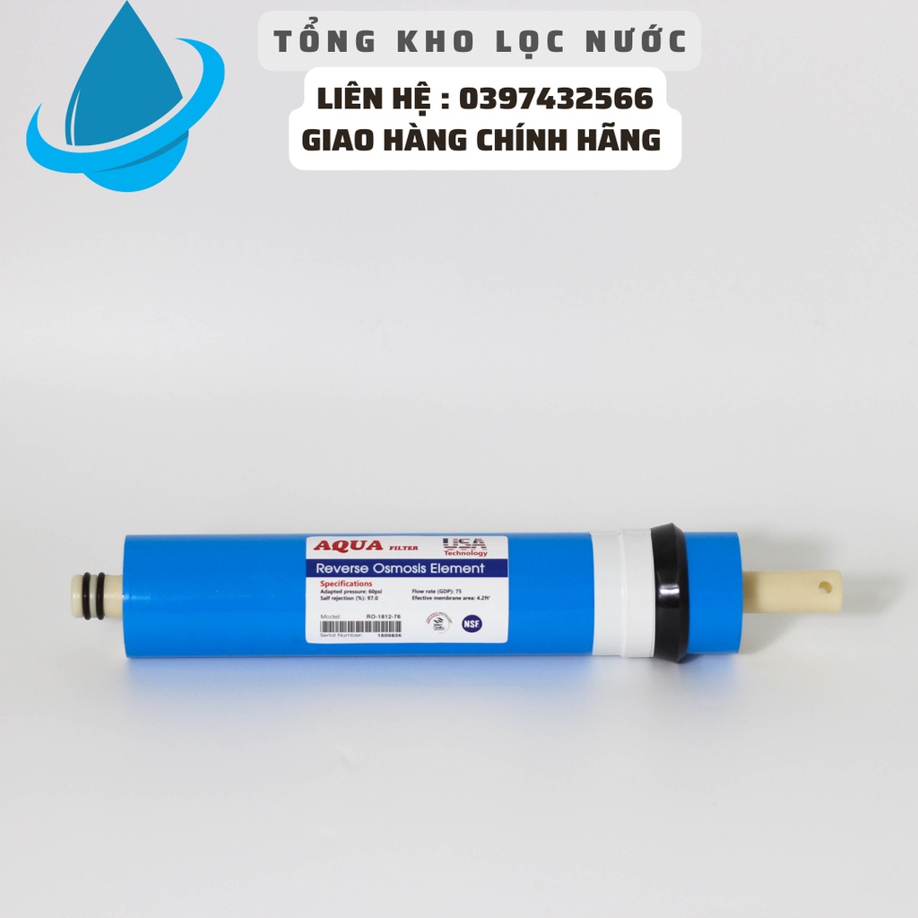 Lõi lọc nước số 4 RO AQUA khử trùng lọc sạch tập chất 99% Lõi lọc nước lắp máy ro chính hãng