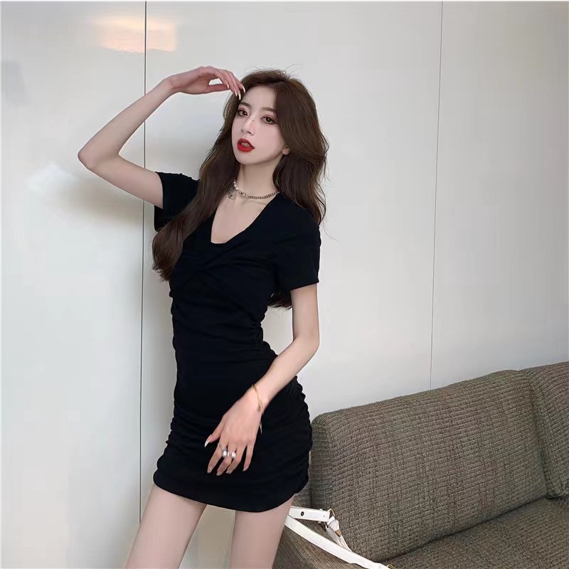 Đầm PERTY lụa quyến rũ phong cách Hàn Quốc thời trang mùa hè cho nữ