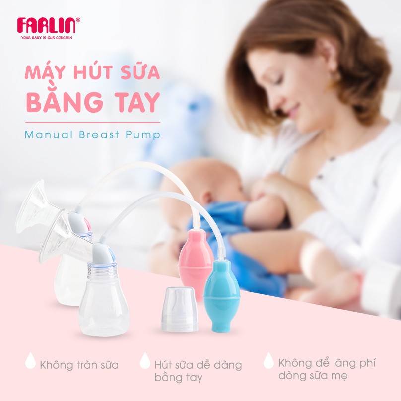 Máy Hút Sữa Vô Trùng Bằng Tay Farlin (CHÍNH HÃNG) CHO MẸ (BF-640)