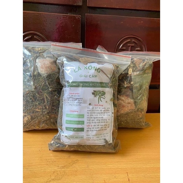 Lá xông giải cảm cúm