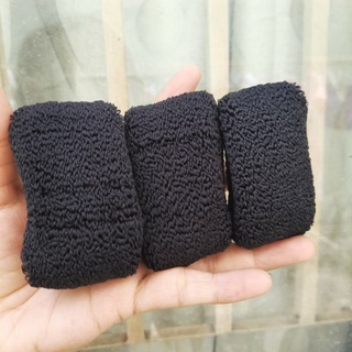 Len cột tóc màu đen loại cứng (bản to 3.5-4cm)