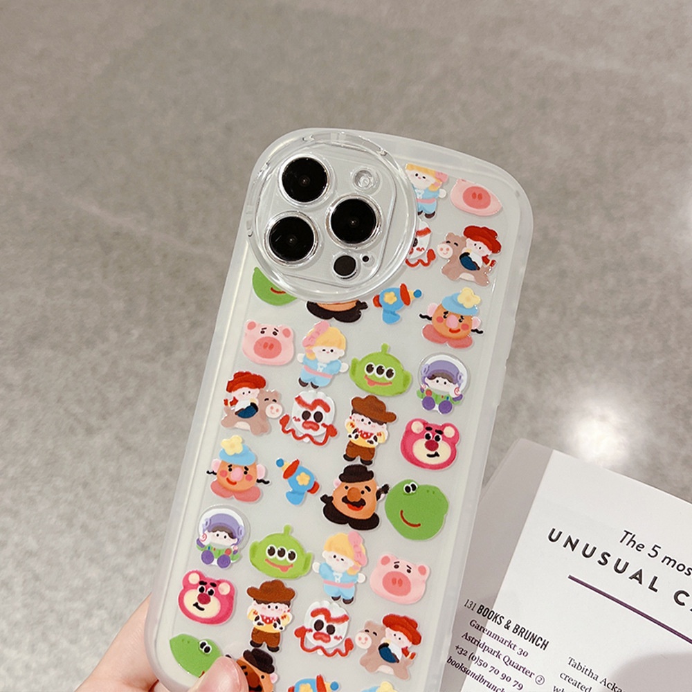 ốp iphone Mô hình nhãn dán TPu Silicone Case Điện thoại iPhone 11 Pro Max X Xr Xs 7 8 14 Plus Se 2020 12 pro max 13