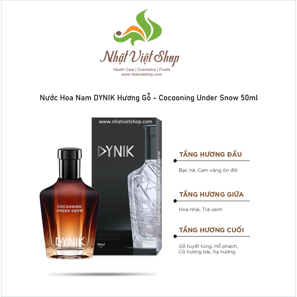 Nước Hoa Nam DYNIK Hương Gỗ - Cocooning Under Snow 50ml