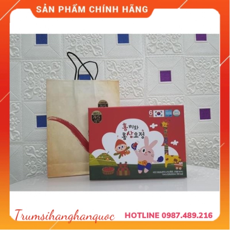 Nước Hồng sâm trẻ em Baby Honki (15 ml x30 gói)