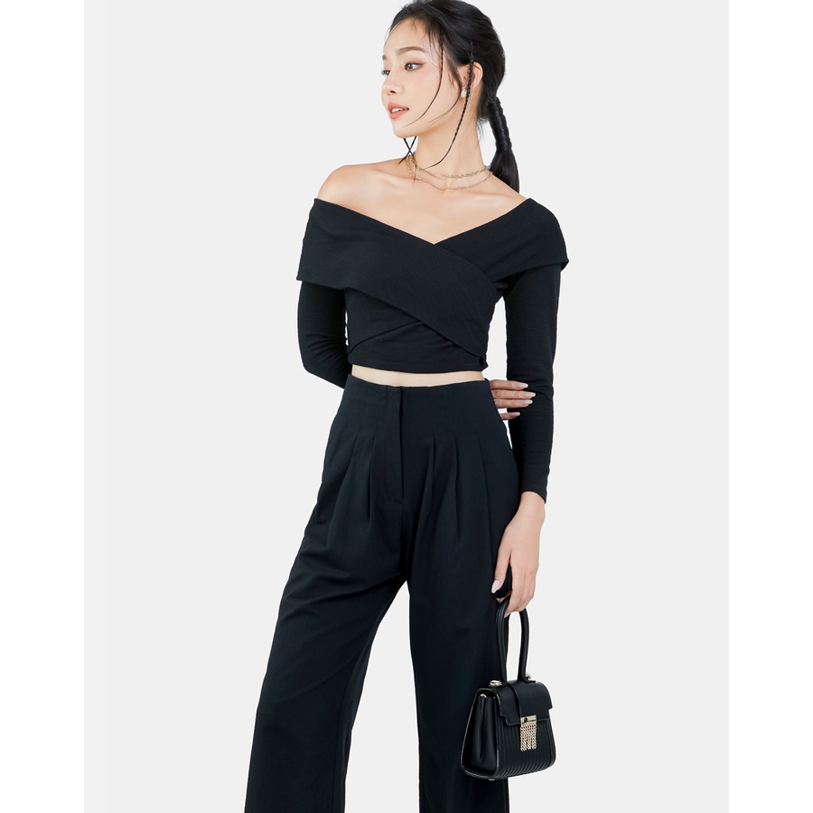 Quần Dài Nữ Thời Trang JUNO Ống Suông JNQDA018