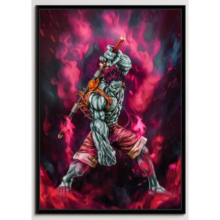 Tranh in canvas Kỹ thuật số nhân vật anime one piece naruto hàng siêu đẹp