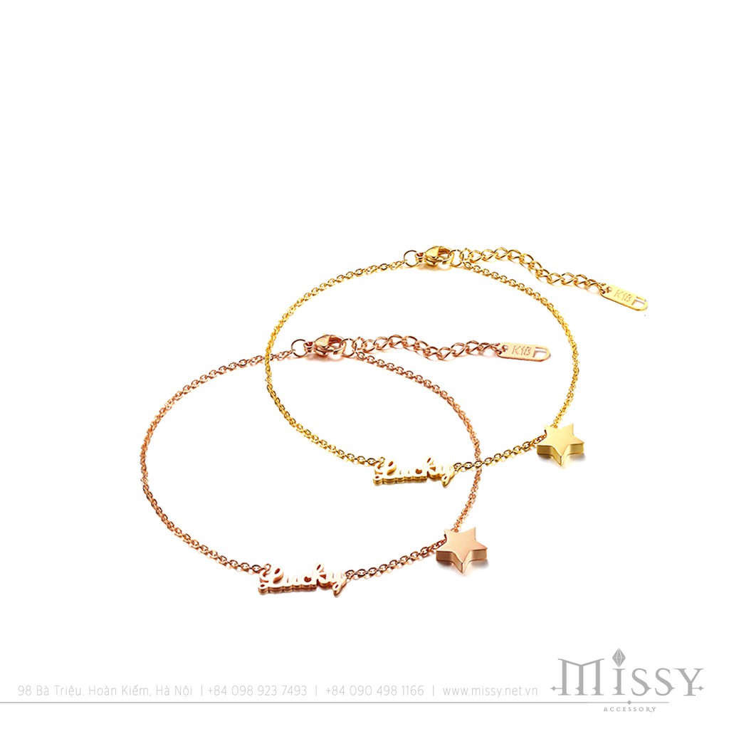 Lắc chân Lucky Star ngôi sao may mắn