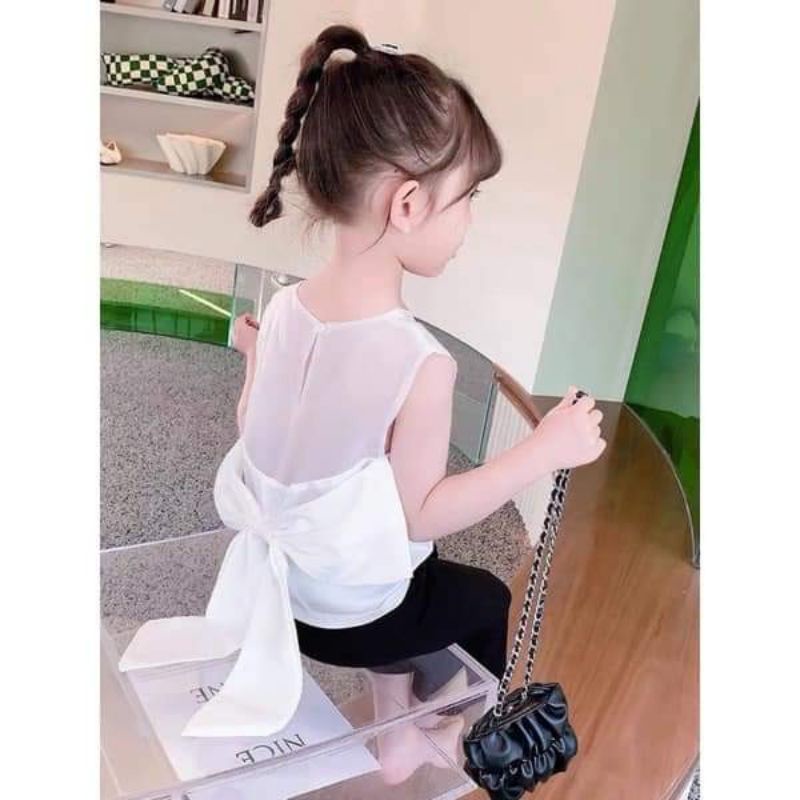 Sét nơ quần ống loe cho bé