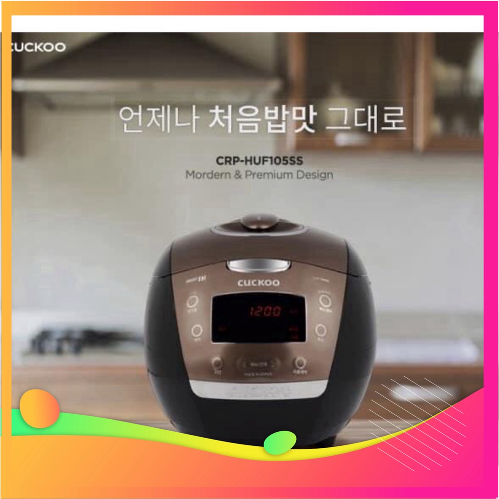 Nồi cơm điện Cao tần Cuckoo CRP-HUF105SS 1.8L. Hàng chính hãng KOREA. Bảo hành 24 tháng Hàng Chính Hãng