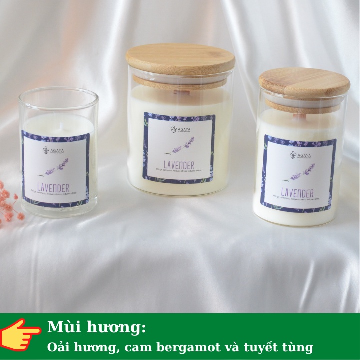 Nến Thơm cao cấp Candle Cup AGAYA - Mùi LAVENDER