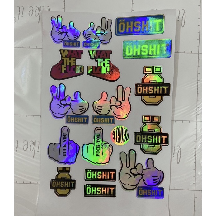 Tem dán CROM 7MÀU dán trang trí xe,mũ bảo hiểm.máy tính,điện thoại…