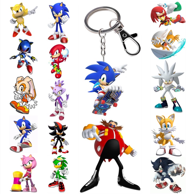 Móc Khóa Hình Nhím Sonic Dễ Thương Quà sinh nhật