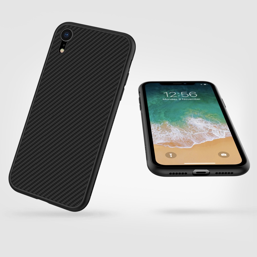 Ốp lưng iPhone Xr Nillkin Carbon Fiber chính hãng