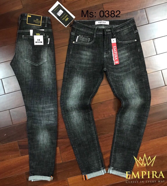 Quần dài jean nam cao cấp vải giản Hải Triều 066