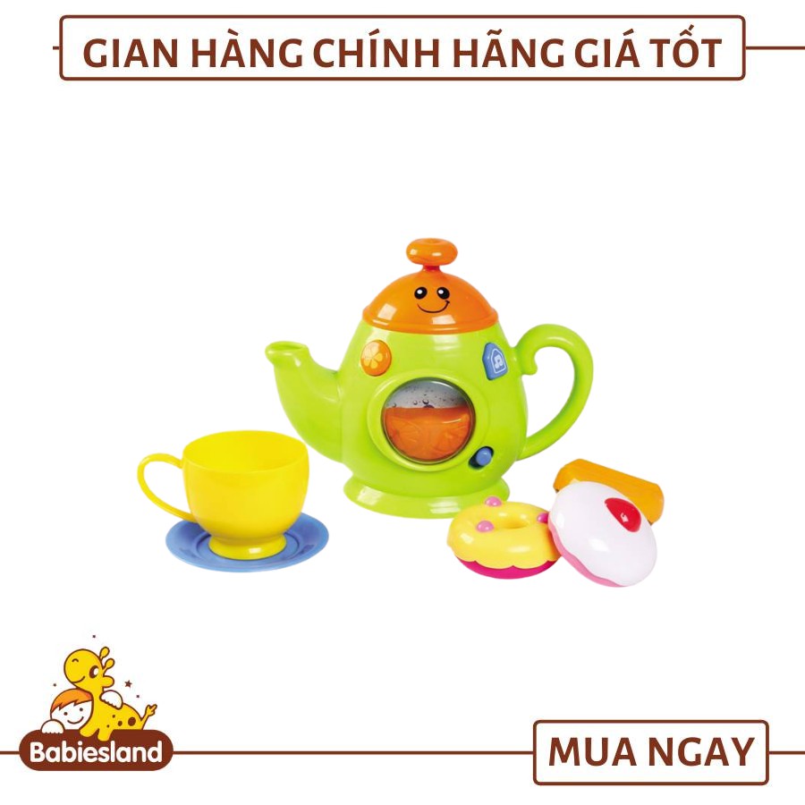 Bộ tiệc trà vui vẻ có nhạc màu xanh lá Winfun 0754 chính hãng