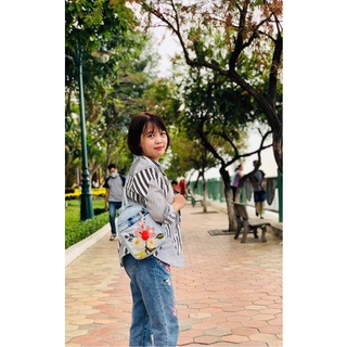 Túi crossbody thêu tay thủ công