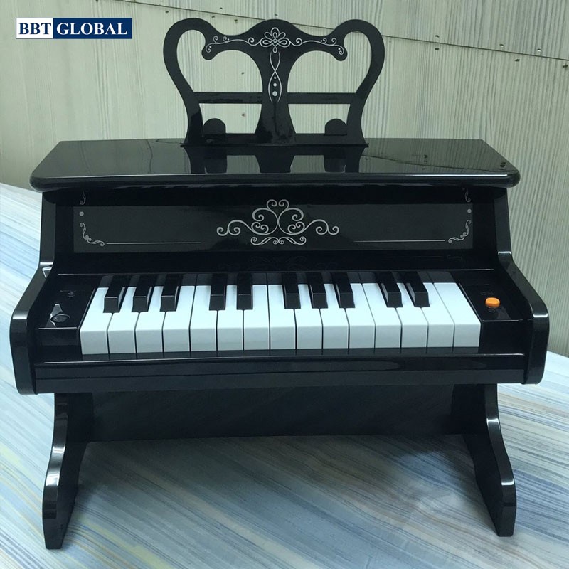 Đồ chơi âm nhạc đàn Piano 25 phím cho bé 1701B màu đen