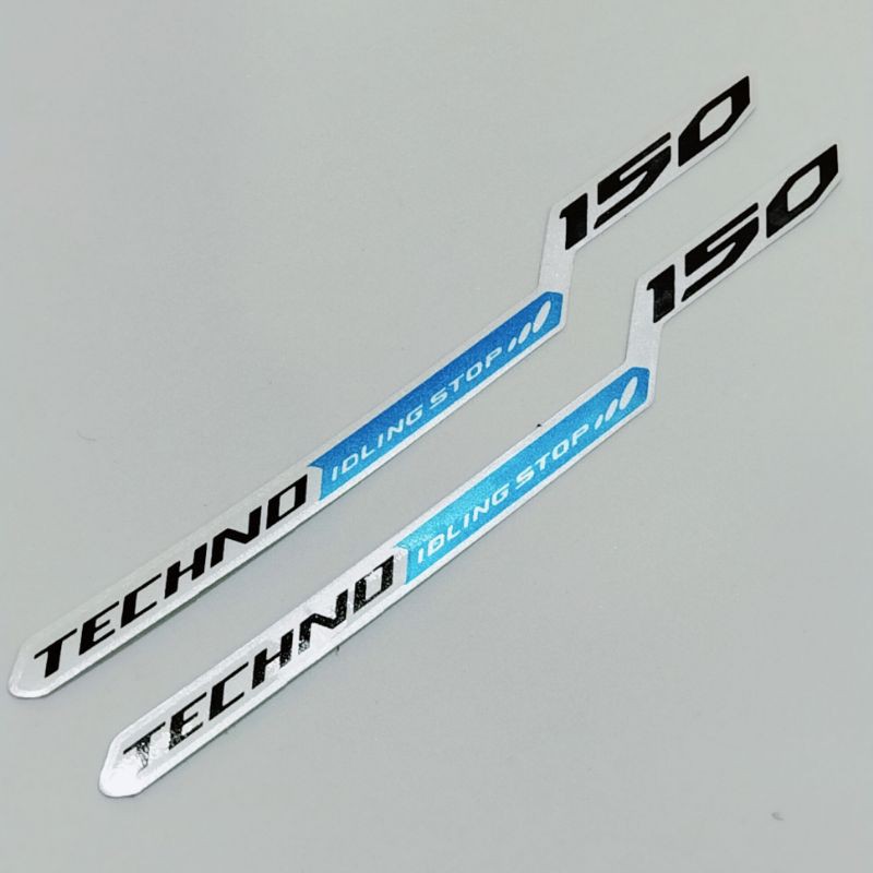 [GIÁ 1TEM] Tem decal dán chữ TECHNO IDLING STOP 150 cho xe Vario