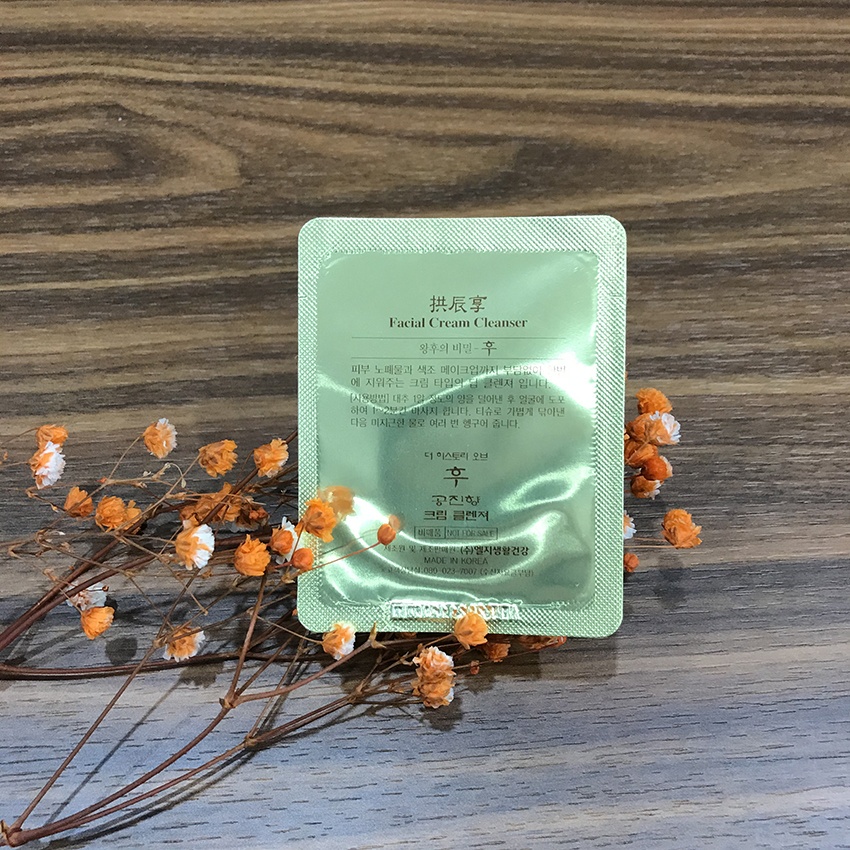 [10 gói] Kem tẩy trang Whoo Facial Cream Cleanser 2ml/gói - Gói kem tẩy trang Whoo | BigBuy360 - bigbuy360.vn