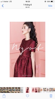Váy gấm Daisy newtag