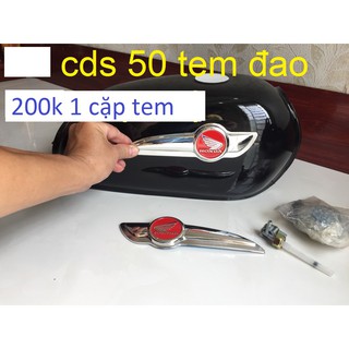 bộ tem lưỡi đao cho bình xăng lớn honda cd tem đao