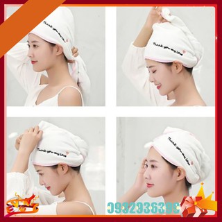 Khăn Ủ Tóc Khô Nhanh Siêu Tốc – Khăn Quấn Tóc, Siêu Thấm Hút Nhanh Khô
