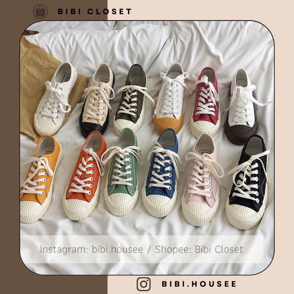 Giày thể thao vải thắt dây nam nữ Korea ulzzang style đơn giản năng động giá rẻ học sinh 2022 mã S20