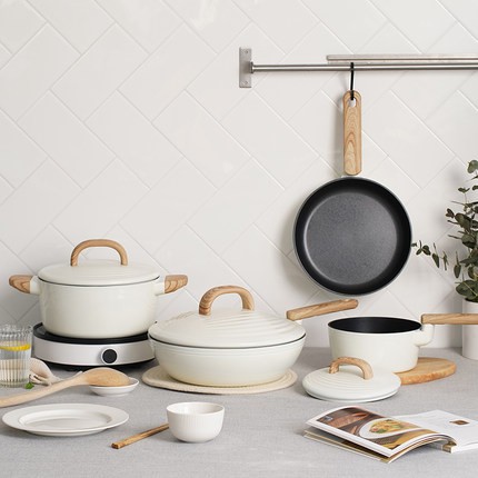 TnP DECOR-Bộ Nồi Chống Dính Cao Cấp Có Đáy Từ COOKER KING