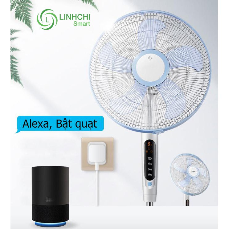 Ổ cắm 4 cổng điều khiển từ xa trên điện thoại Tuya WIFI có 4 cổng USB  bật tắt độc lập từng ổ cắm