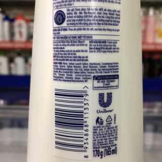 Kem Xả Dove Phục Hồi Tóc Hư Tổn 170g
