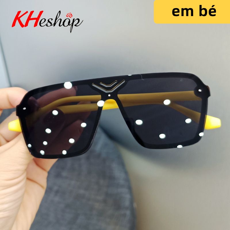 Mắt kính thời trang cho bé 2-9 tuổi, gọng titan , chống tia UV400, kính râm cho bé mã Y1562