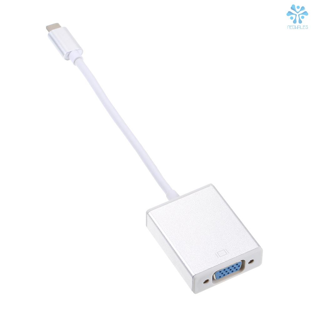 Cáp Chuyển Đổi Cổng Type-C Sang Vga Cho Máy Chiếu Samsung Galaxy S9 Macbook