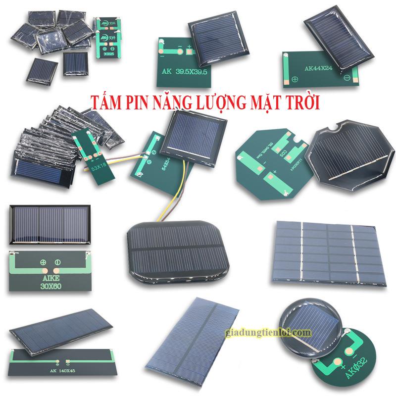 Tấm Pin Năng Lượng Mặt Trời nạp điện 1V/2V/3V/6V solar panel mini
