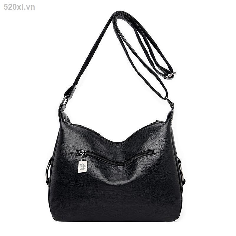 Túi Xách Đeo Vai Da Bò Mềm Cỡ Lớn Thời Trang Cho Phụ Nữ Trung Niên 2020