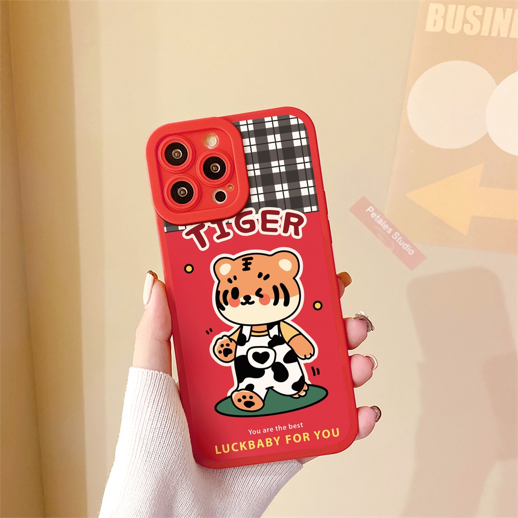 Ốp lưng iphone Hổ Baby cạnh vuông 6/6plus/6s/6splus/7/7plus/8/8plus/x/xr/xs/11/12/13/pro/max/plus/promax | BigBuy360 - bigbuy360.vn
