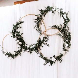 ( giá sốc) bao gồm hoa - set tự làm vòng hoa trang trí handmade