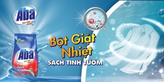 Bột giặt Aba,gói 3kg