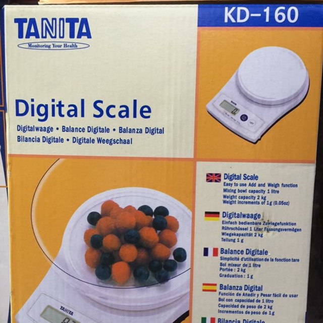 Cân điện tử tanita kd-160 2kg/1g giá rẻ