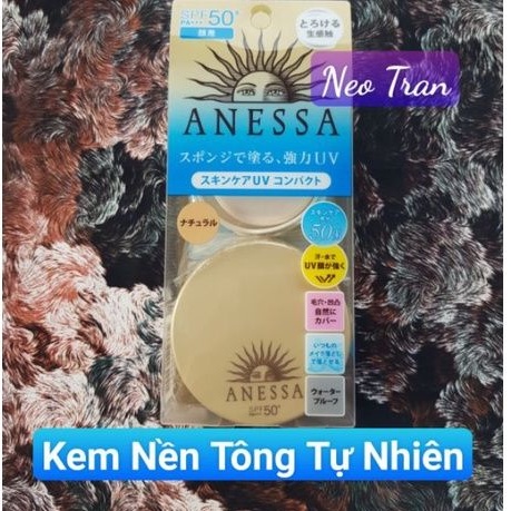 Kem nền trang điểm Anessa chống nắng  SPF50+ PA+++ dạng nén 10g