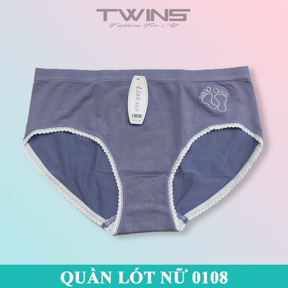 Quần lót nữ dệt kim cao cấp SD0108 màu trơn lưng vừa ôm mông co giãn mềm mịn thoáng mát size từ 55kg-65kg