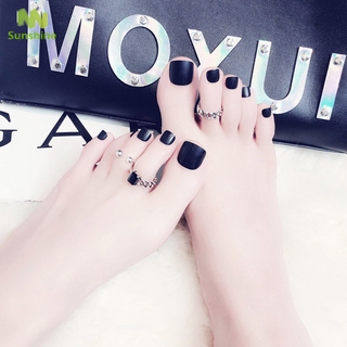 Set 24 Móng Chân Giả Kèm Keo Dán