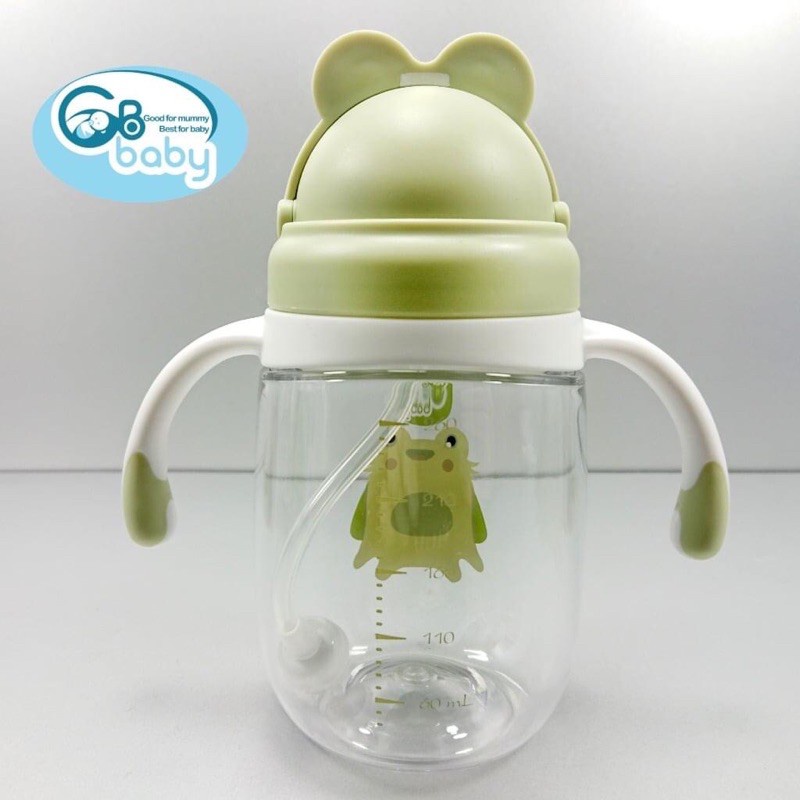 Bình tập uống nước cho bé GB-Baby Tritan cao cấp có ống hút chống sặc 220ml 240ml 260ml 300ml