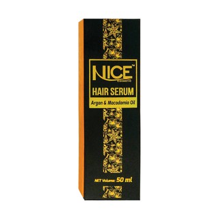 Tinh Dầu Dưỡng Tóc NICE Argan & Hạt Macca Hỗ Trợ Phục Hồi Hư Tổn Và Nuôi Dưỡng Tóc Chắc Khỏe 50ML