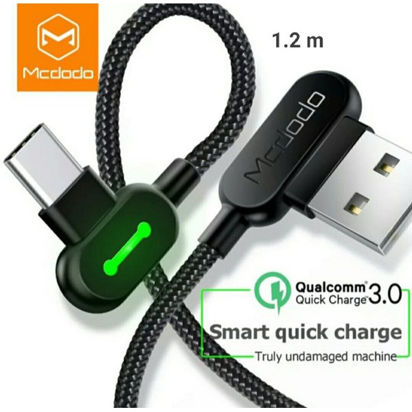 Mcdodo Dây Cáp Sạc Nhanh Usb Type C Có Đèn Led Cho Samsung Galaxy S8 8plus