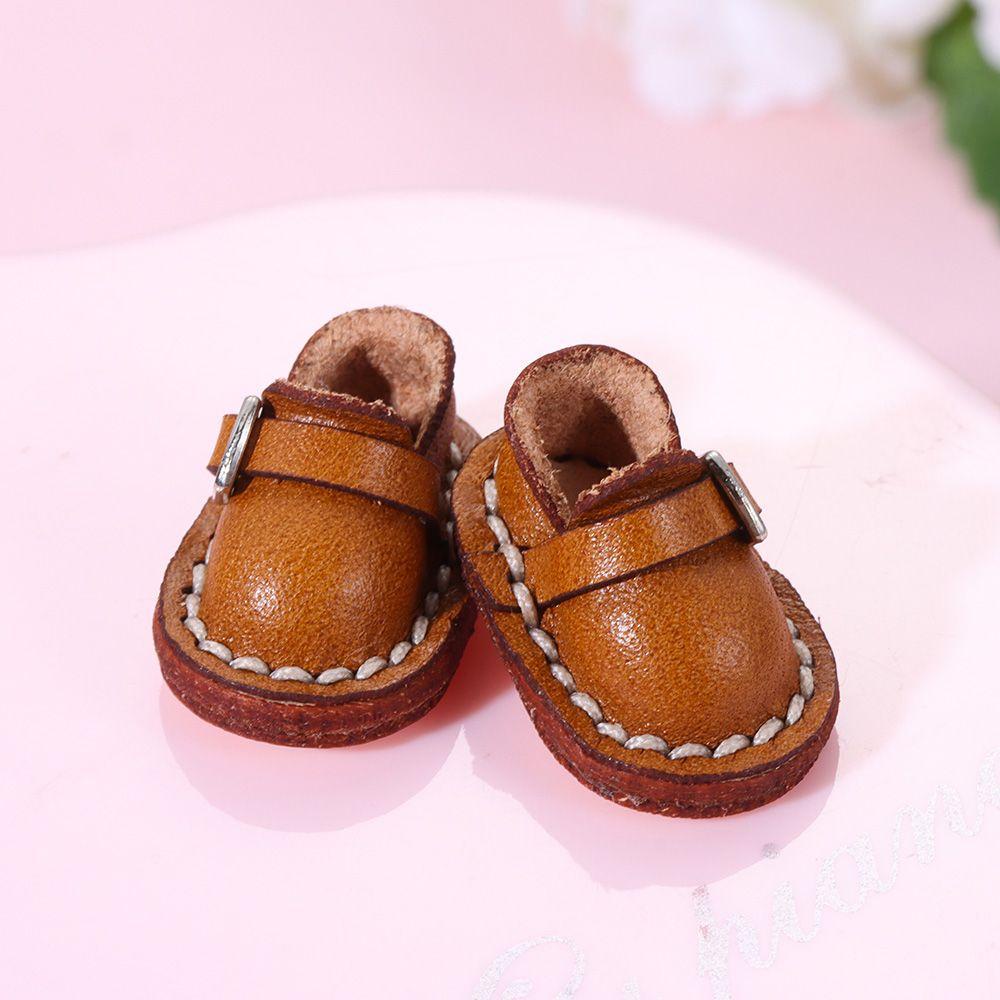 Đôi Giày Da Bò Cho Búp Bê 1 / 12BJD 1 / 11 OB11